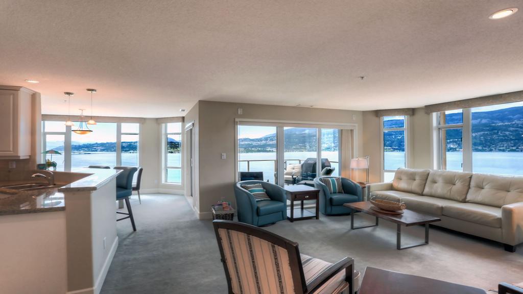 Sunset Waterfront Resort By Kelownacondorentals Exterior foto